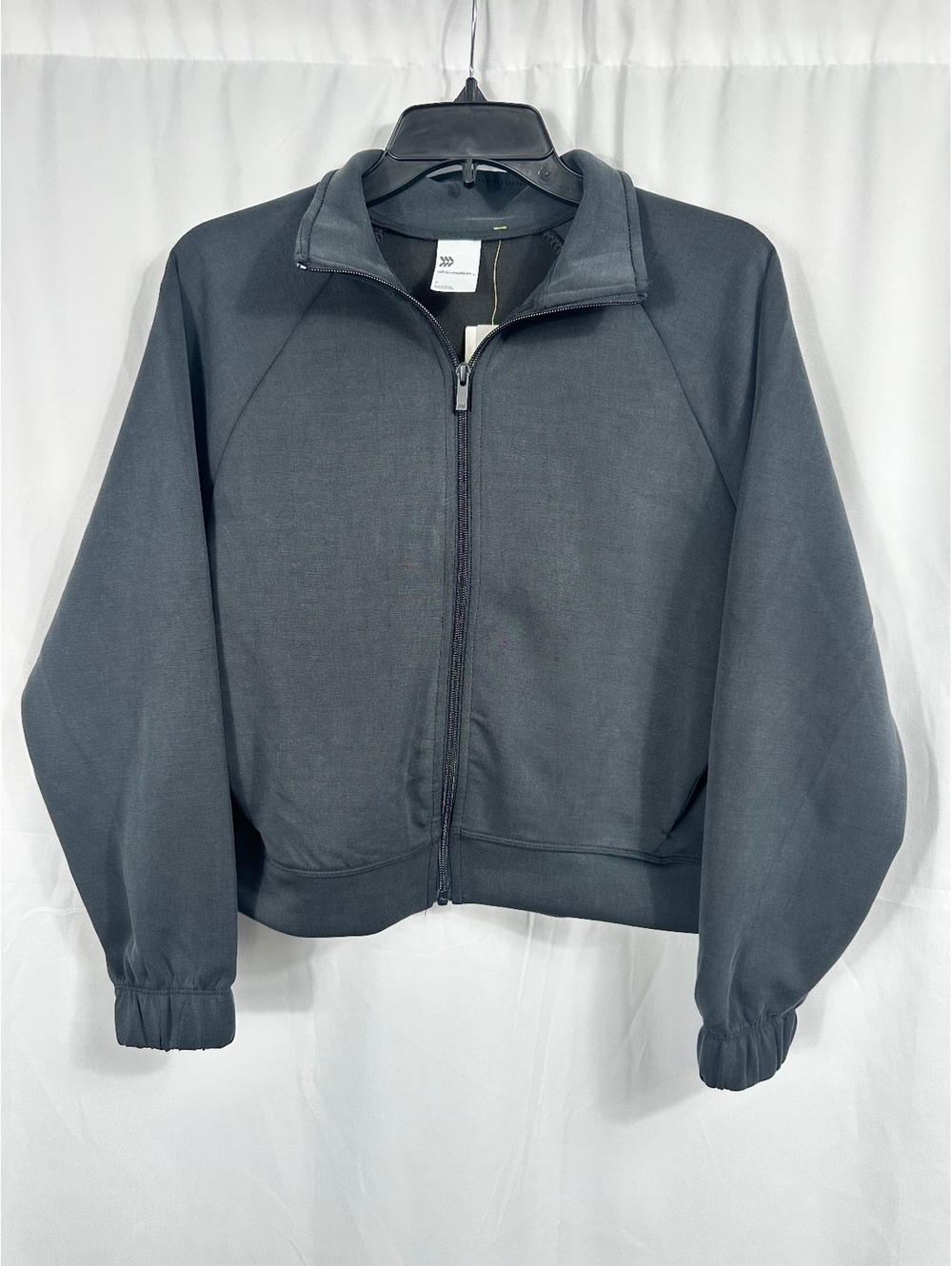All in Motion Airy Sleek Full Zip Jacket Black Size Small